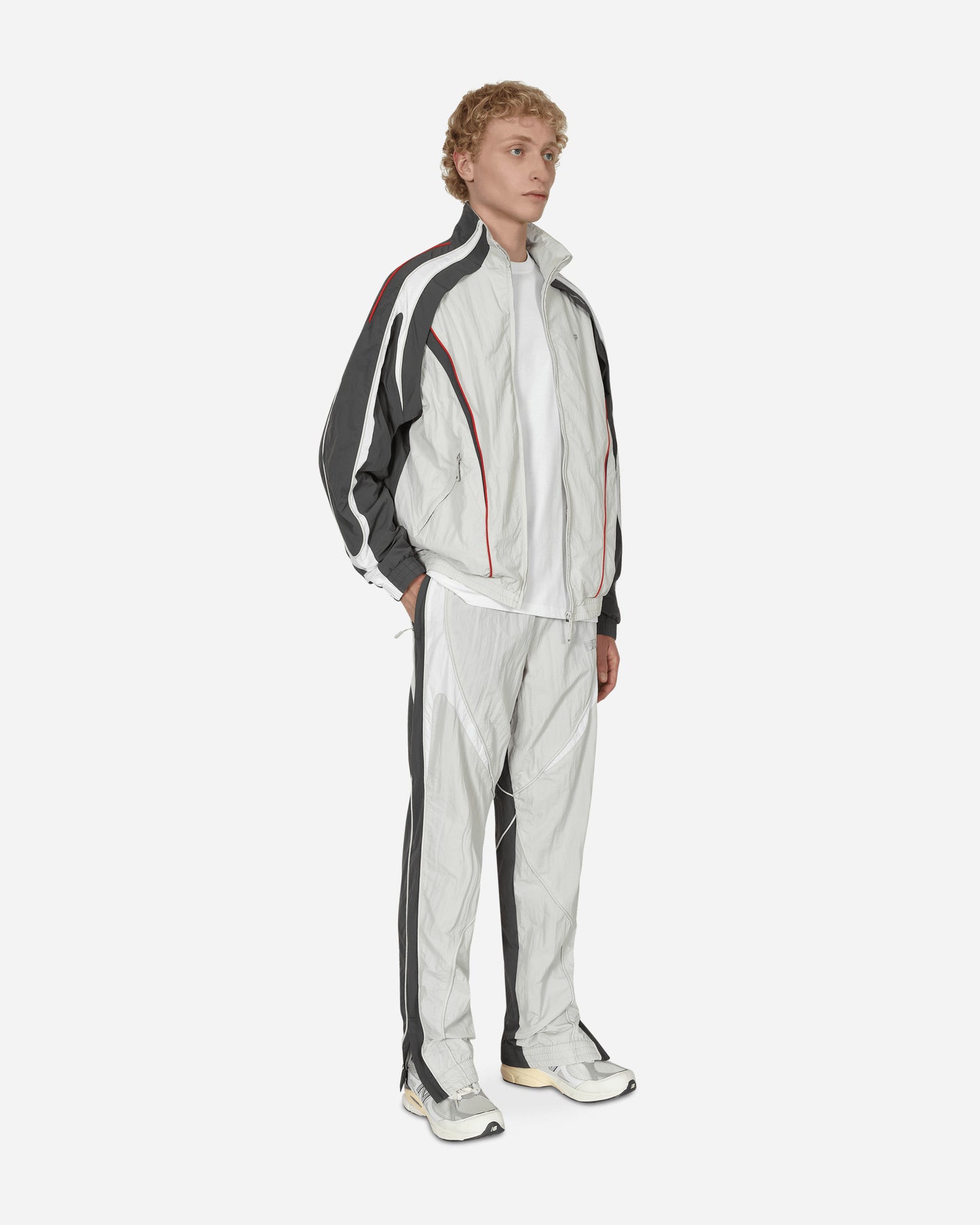 Slam Jam Track Pants Gray Pinstripe Lunar Rock Pants Jumpsuits FAU0086 83099