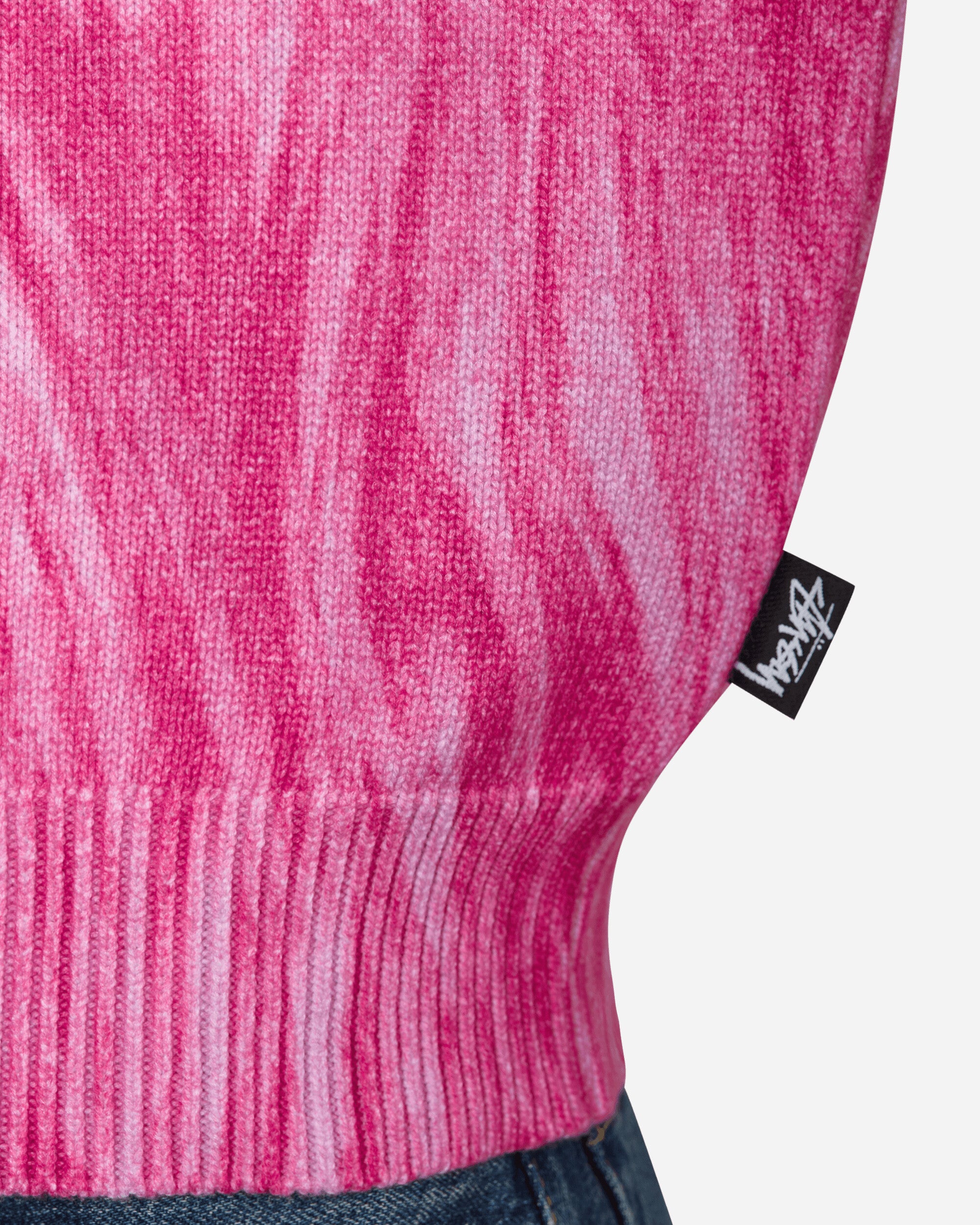 Stüssy Printed Fur Sweater Pink Knitwears Sweaters 117171 PINK