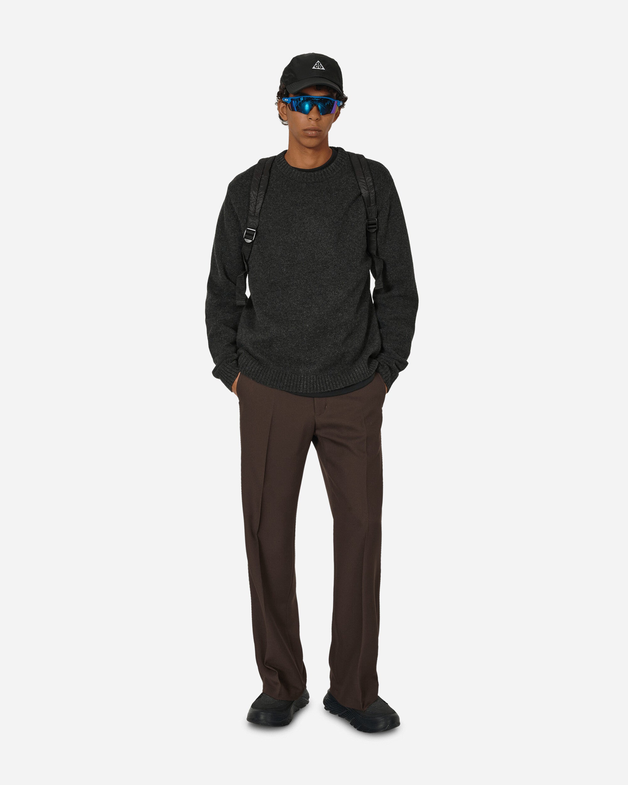 Knitted Logo Sweater Black