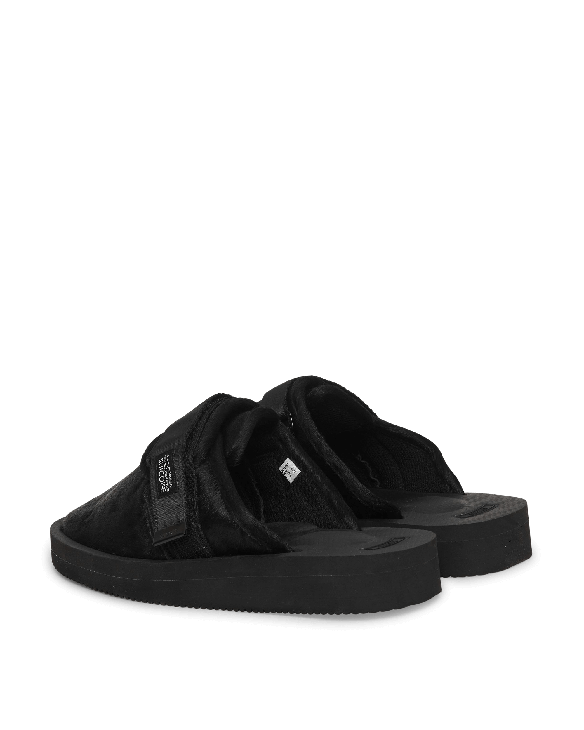 Suicoke Zavo-Vhl Black Sandals and Slides Sandal OG-072VHL- BLK