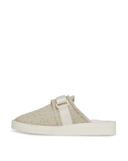 Suicoke Zavo-Vhl White Mix Sandals and Slides Sandal OG-072VHL- WTM