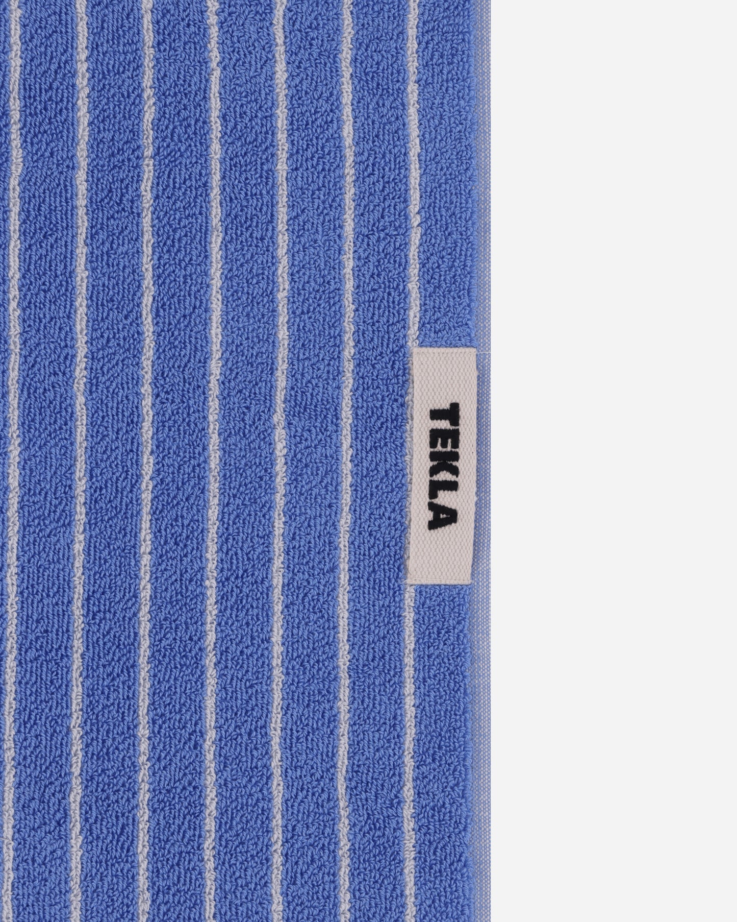 Tekla Terry Towel - Striped 50X80 Clear Blue Stripes Textile Bath Towels TT-50x80 CLS