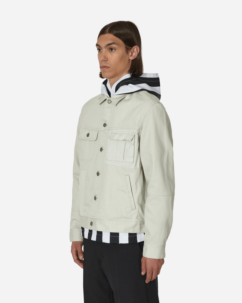 Undercover Workwear Coat Ice Gray Coats and Jackets Denim Jackets UC1C4209 001