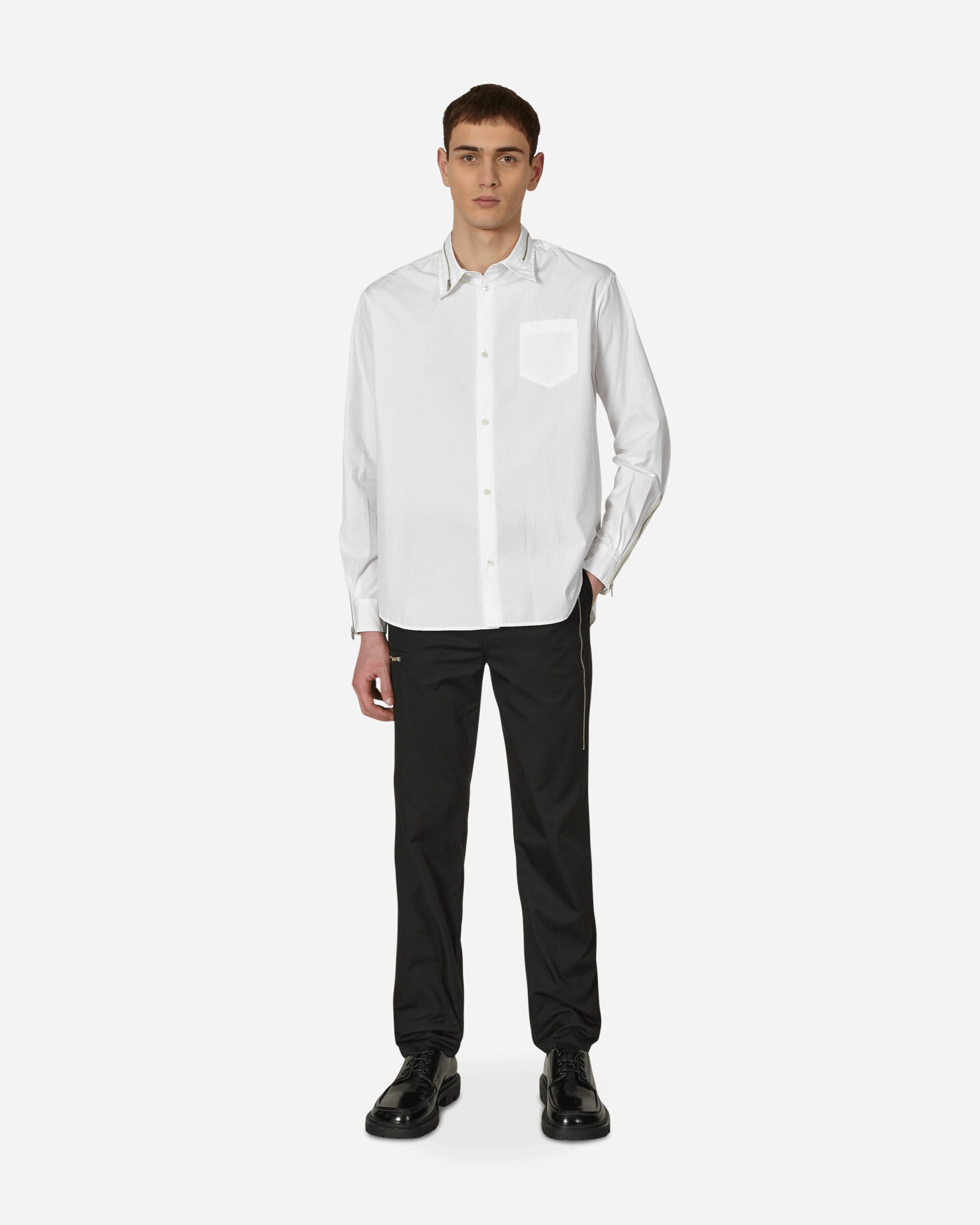 Zipper Shirt White