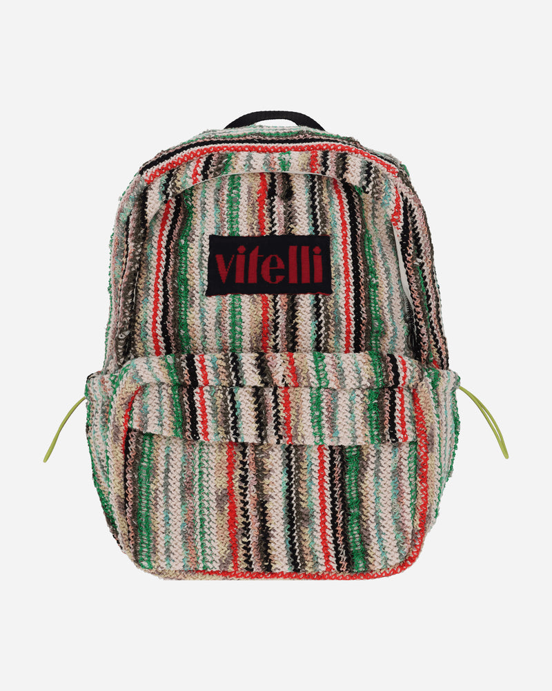 Vitelli Back Pack Checkered Lime Bags and Backpacks Backpacks D14-G01BP 1