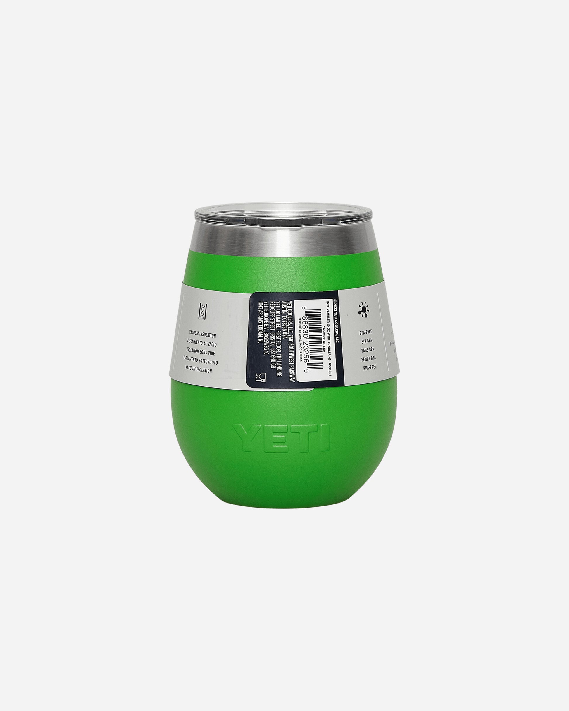 Yeti Rambler 10 Oz Wine Tumbler Canopy Green Equipment Bottles and Bowls 0303 SPG